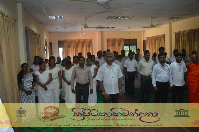 "ත්‍රිපිටකාභිවන්දනා" - ප්‍රාදේශීය මහලේකම් කාර්යාලයේ පැවැත්වූ ධර්ම දේශණා වැඩසටහන  [ 2019.03.22]
